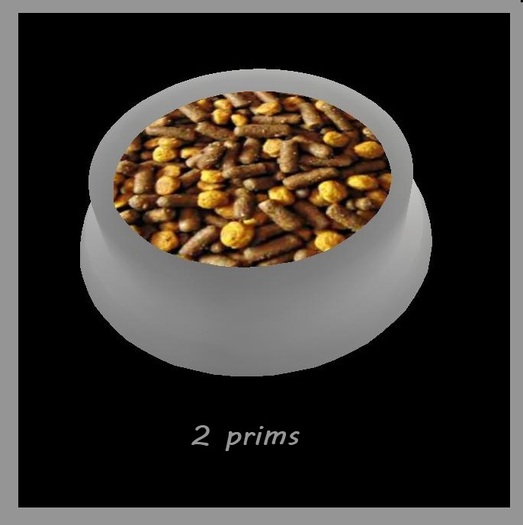Cat food in a bowl
