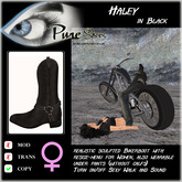 << PURE >> Pure Shoes - Haley (in Black) [inworld price 99L$]
