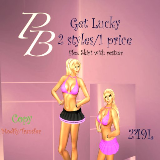 (PB)Get Lucky (hot pink)
