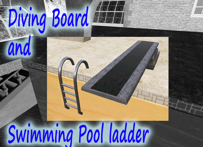 Diving Board and Swimming Pool ladder (mod/copy)