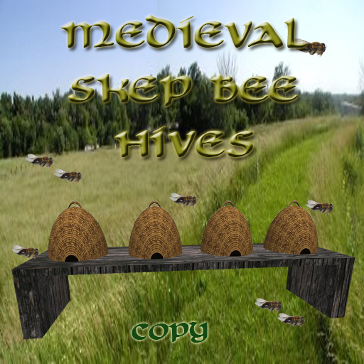 UD Medieval Skep Bee Hives