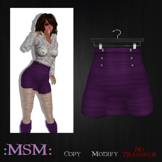 :MSM: Jamie Skirt - Purple
