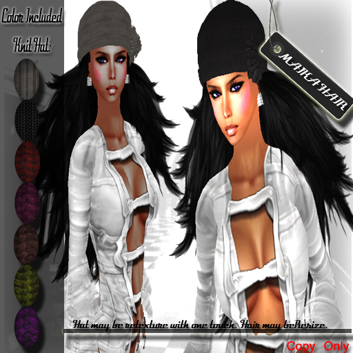 DEMO - MAIKA HAIR BLACK- DEMO-