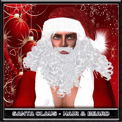 Santa Claus Hair and Beard