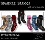 [Stellar] Sparkle SLuggs Boots in pink
