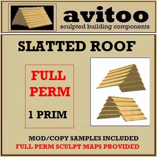 slatted roof BOXED