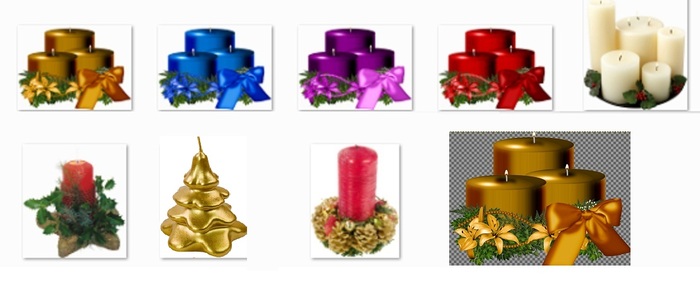 @MA@ TEXTURES xmas christmas decor 5 candle 1
