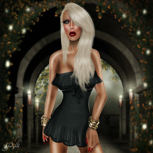 Sexy Brooke Cocktail Dress Black