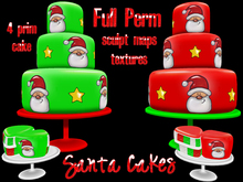 FULL PERM Santa Cake Sculpt Maps & Textures