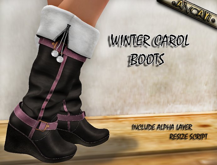 [ ANCAYI ] WINTER CAROL BOOTS !