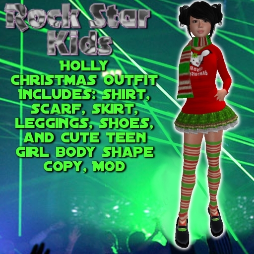 Holly Christmas Outfit (BOXED)