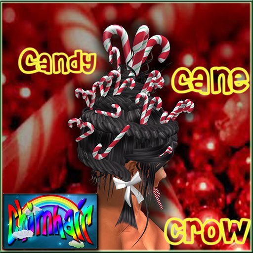 %.:ChimHair:.% Candy Cane Crow