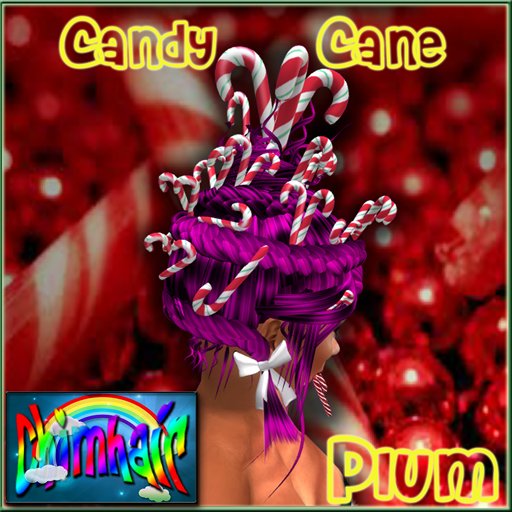 %.:ChimHair:.% Candy Cane Plum