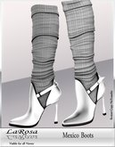 LaRosa Shoes Mexico Boots White