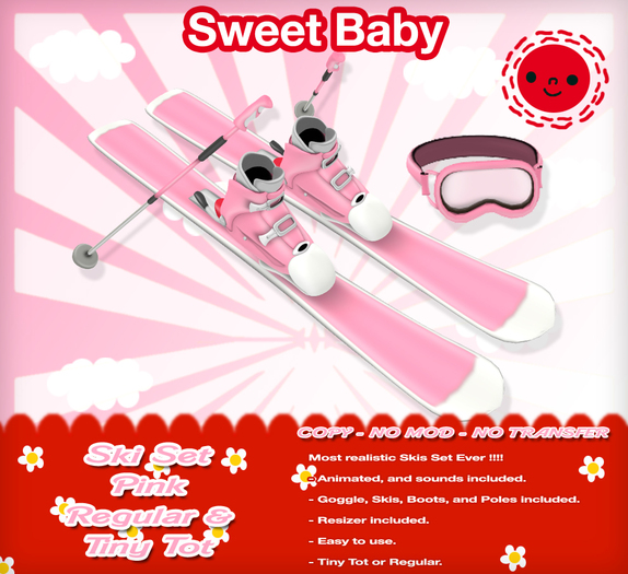 Sweet Baby - Ski Set Pink