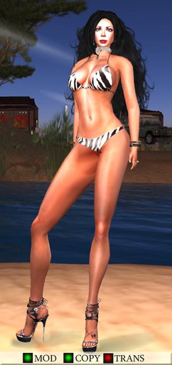 Teeny Bikini - Jungle - Zebra