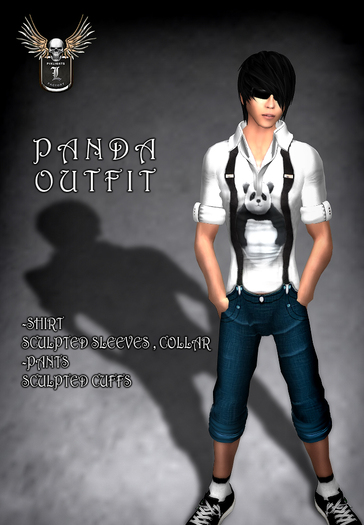 PIXLIGHTS FACTORY Panda outfit 
