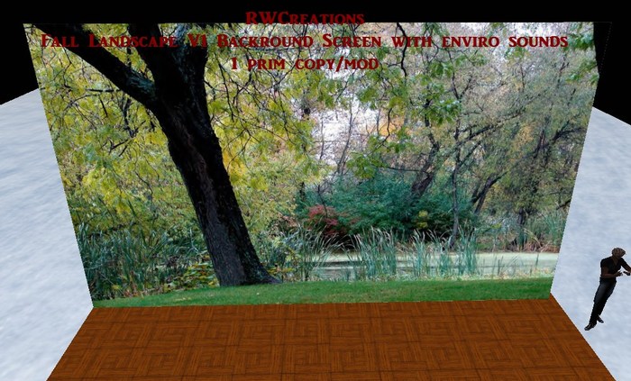Fall Landscape V1 Backround Screen with enviroments sounds (boxed) 