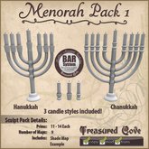 -TC- Menorah Pack 1 Clearance Priced