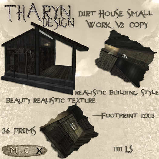 Tharyn Design Dirt  House  small  Work V2 Copy