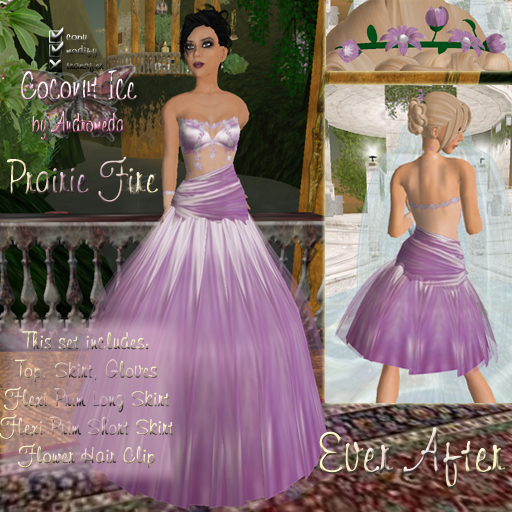 Coconut Ice ~ Ever After Gown (Prairie Fire)