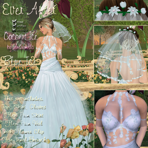Coconut Ice ~ Ever After Wedding Gown (Blue Ice)