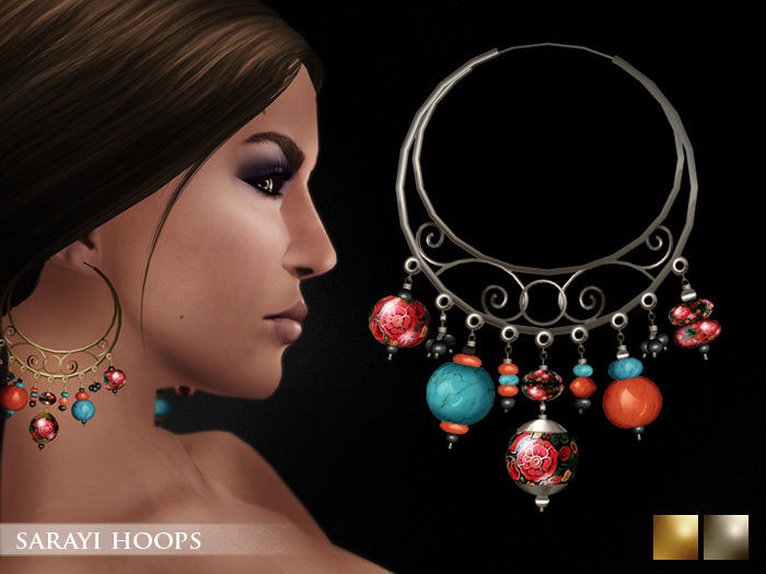 Zaara : Sarayi Hoops *painted*