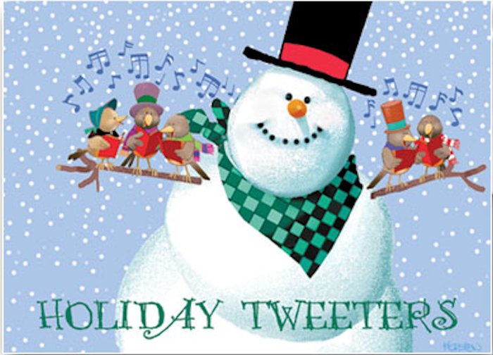 Welcome Mat "Holiday Tweets" V1(DB)