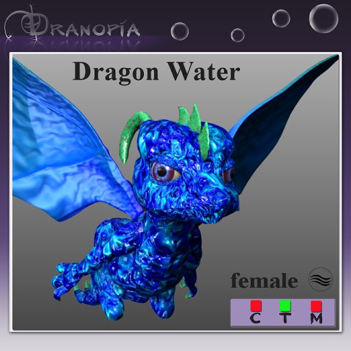 Dranopia Water Dragon female 
