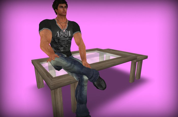 *-D&D-* Rustic Coffee Table
