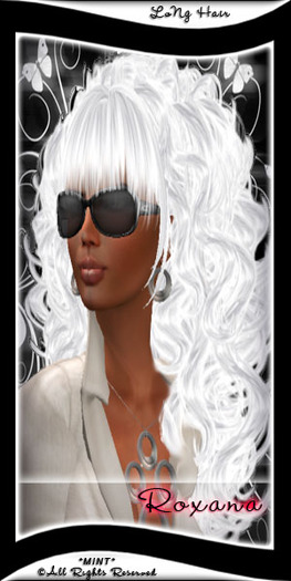 *MINT* Roxana Hair White