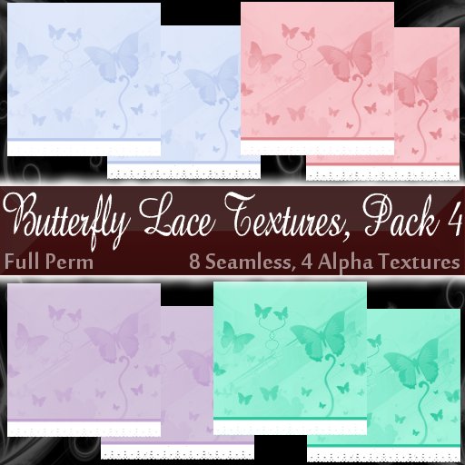 Butterfly Lace Textures - Pack 4