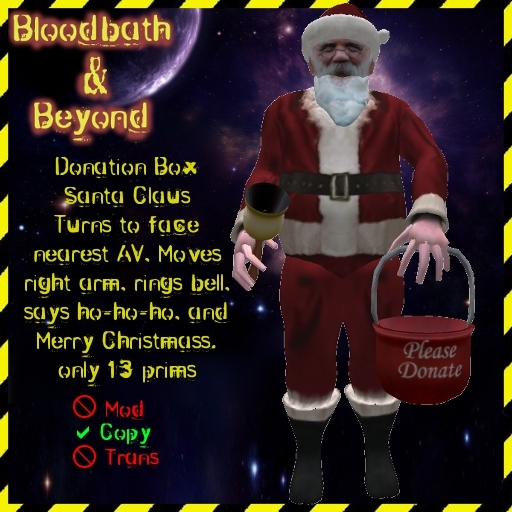 Donation Box Santa Claus (BOXED)