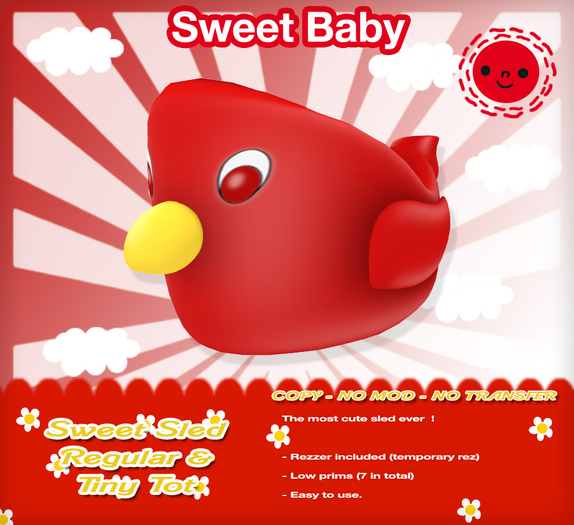 Sweet Baby- Sweet Sled Red