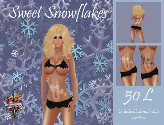 **BH- Sweet Snowflakes Tattoo**