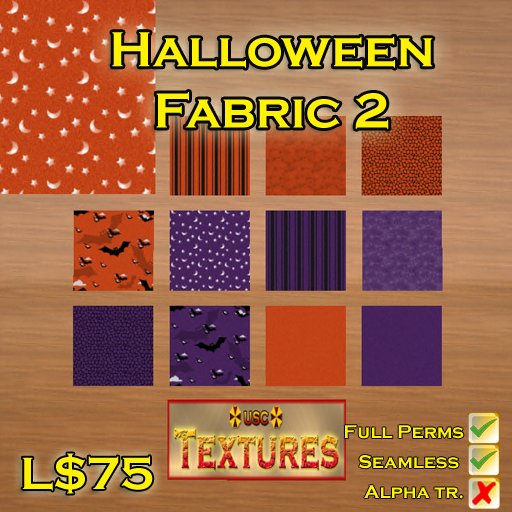 USC Textures - Halloween Fabric 2 