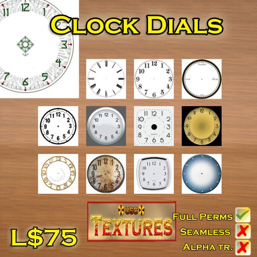 USC Textures - Clock Dials 