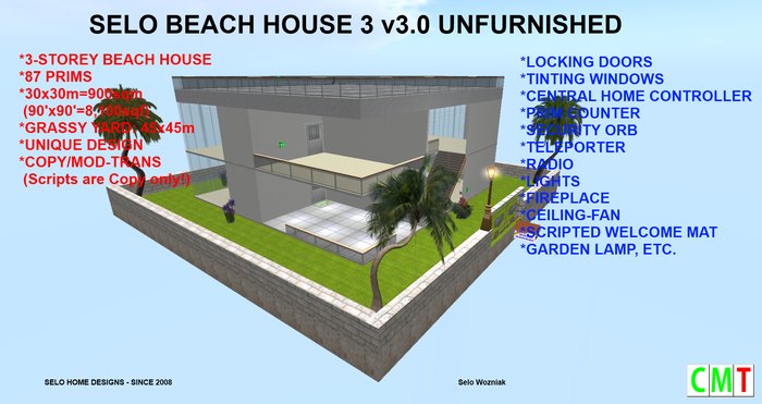 SELO BEACH HOUSE 3 v3.0 UNFURNISHED (MP)