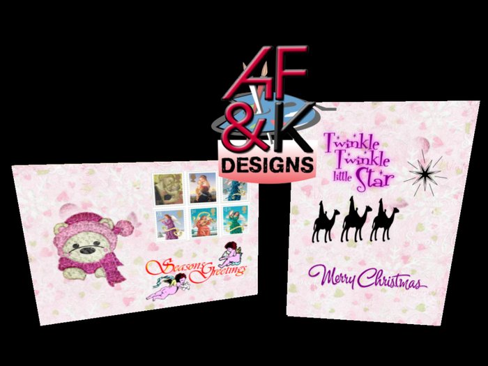 AF&K Designs - Xmas - Little Star  Greeting Card