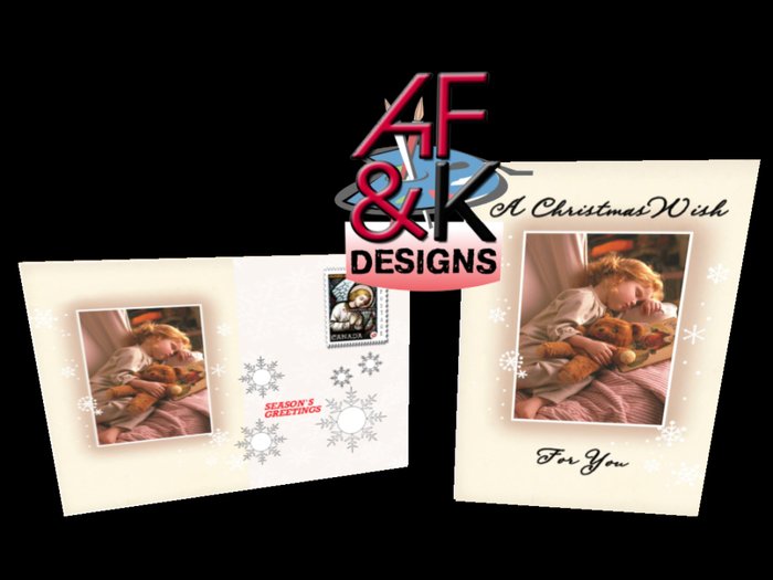 AF&K Designs - Xmas - Wish  Greeting Card