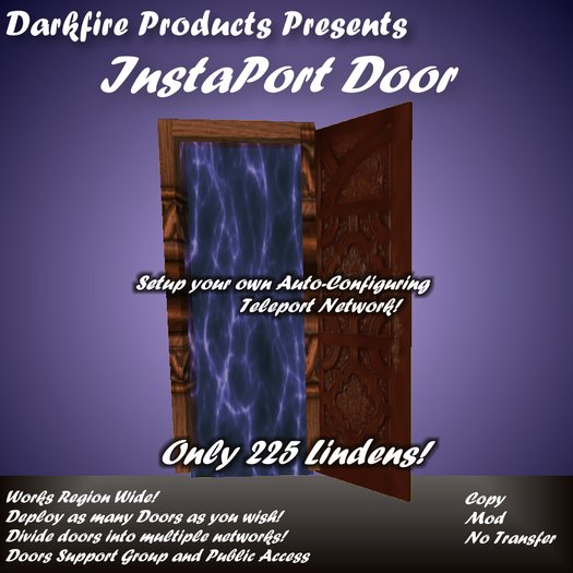Darkfire Products InstaPort Door