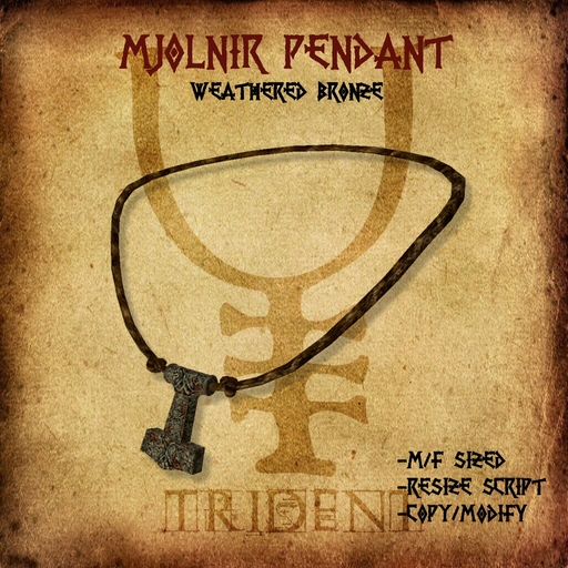 Mjolnir Pendant [Bronze]