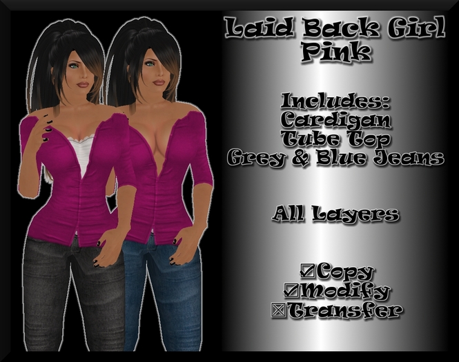 Laid Back Girl Pink