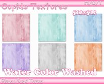 *CUPIDS* 6  WATER COLOR WASHED Textures