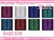 *CUPIDS* 8 BRAID KNIT Textures