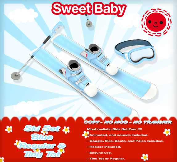 Sweet Baby - Ski Set Blue