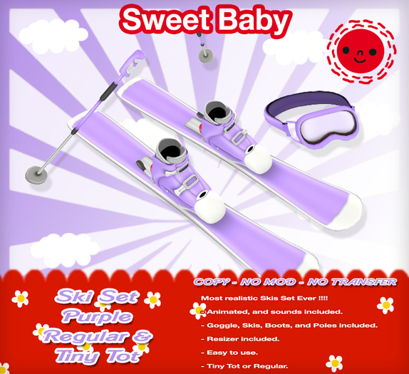 Sweet Baby - Ski Set Purple