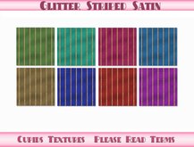 *CUPIDS*8 Glitter Striped Satin Seamless TEXTURE