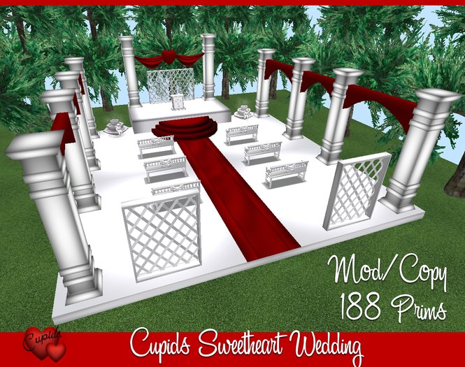 Cupids Sweetheart Wedding Red