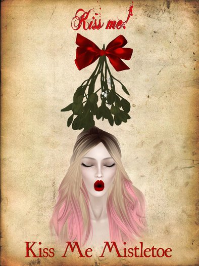 Boudoir Kiss me mistletoe
